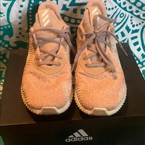 Pink adidas alpha bounce
